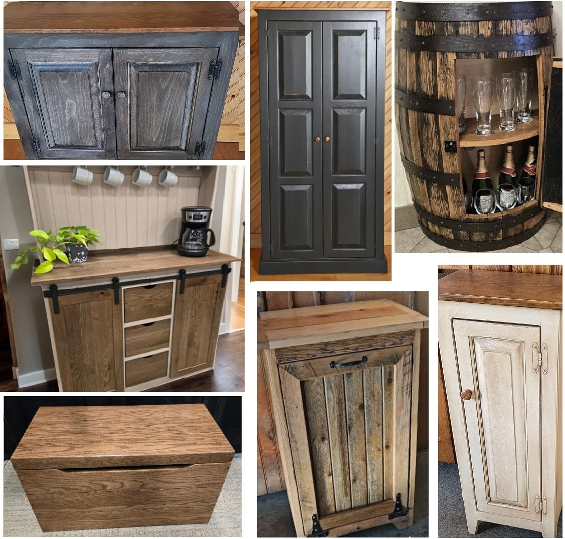 Amish Handmade Furniture, Primitive Furniture, Rustic Furniture