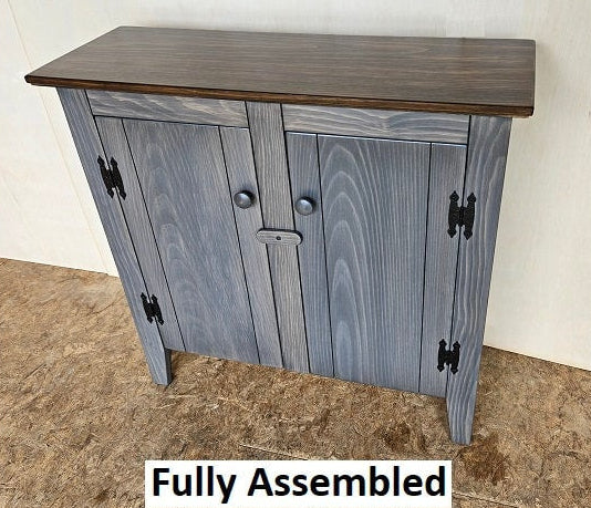 2 Door Cabinet - Amish Furniture - TV Stand - Primitive - Storage - TV Cabinet - Home Décor- Amish Handmade - Multipurpose Cabinet - Rustic