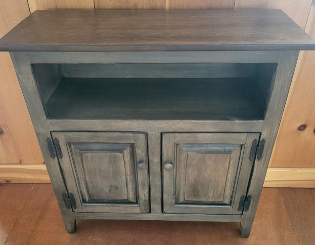 TV Stand - 3 Door Cabinet - Primitive - Storage - TV Cabinet - Amish Handmade - Multipurpose Cabinet - Rustic - Case Goods - Fully Assembled