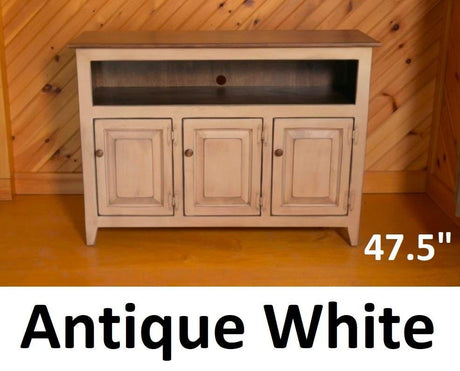 2 Door Cabinet - Amish Furniture - TV Stand - Primitive - Storage - TV Cabinet - Amish Handmade - Multipurpose Cabinet - Rustic - Case Goods