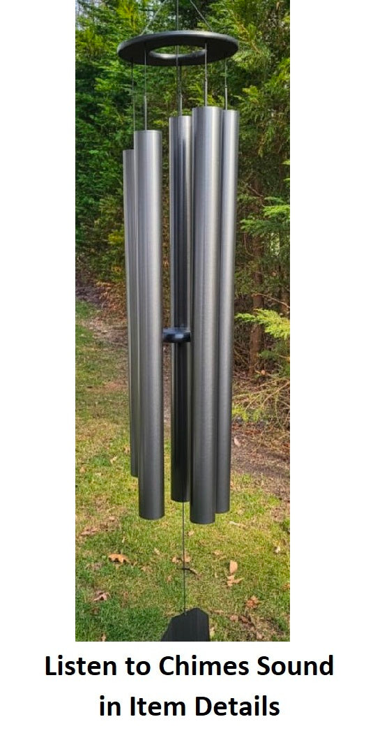 Wind Chimes Amish Handmade - Aluminum Tubes - Gifts - Sound Healing - Deep Tone Chimes - Outdoor Decor - - Wind Bells - Meditation - Nature - Wind Chimes