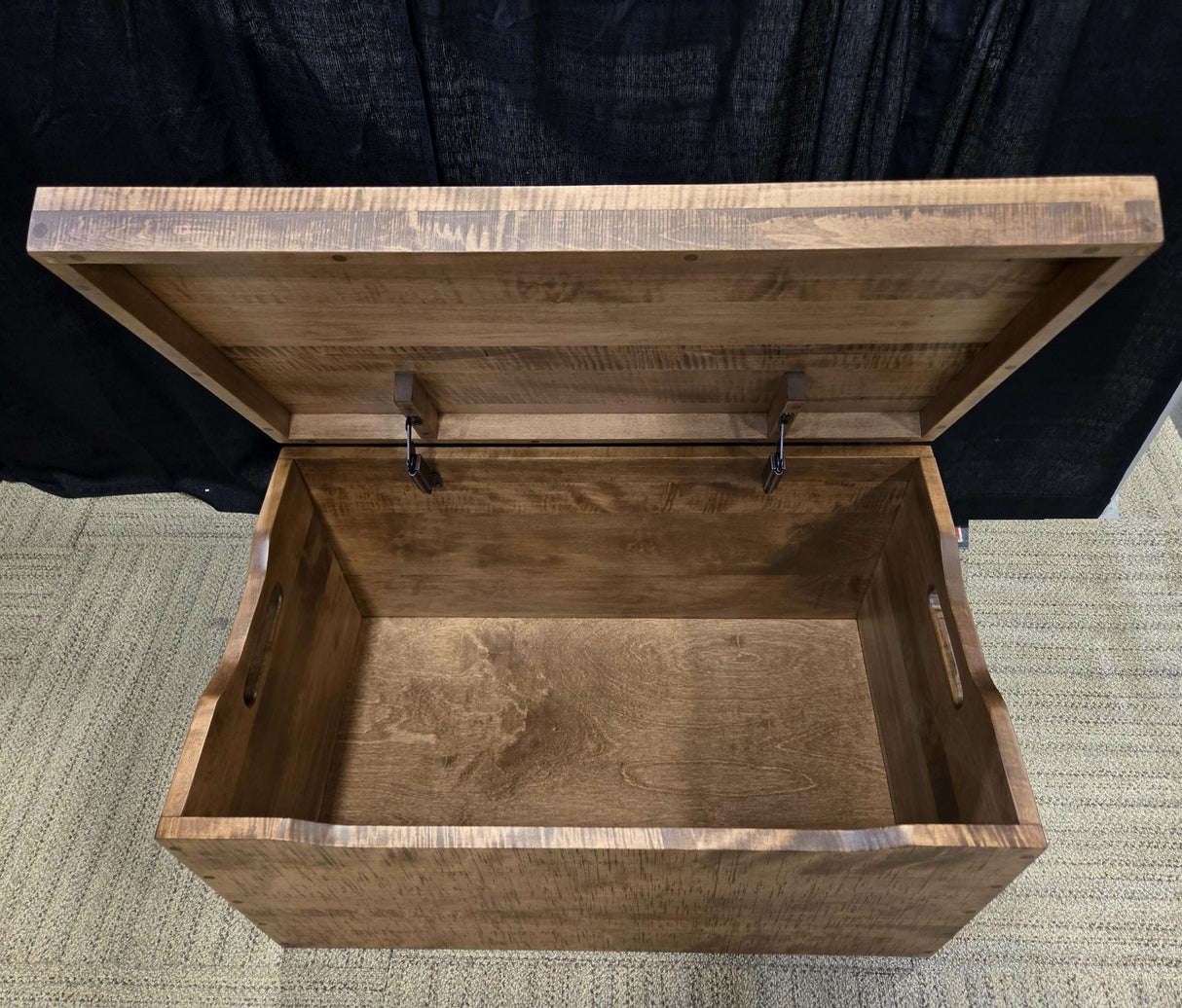 Amish Handmade Trunk - Toy Box - Storage Box - Vintage Chest Box - Rustic - Keepsake Box - Antique - Hope Chest - Blanket Chest - Hobby Box