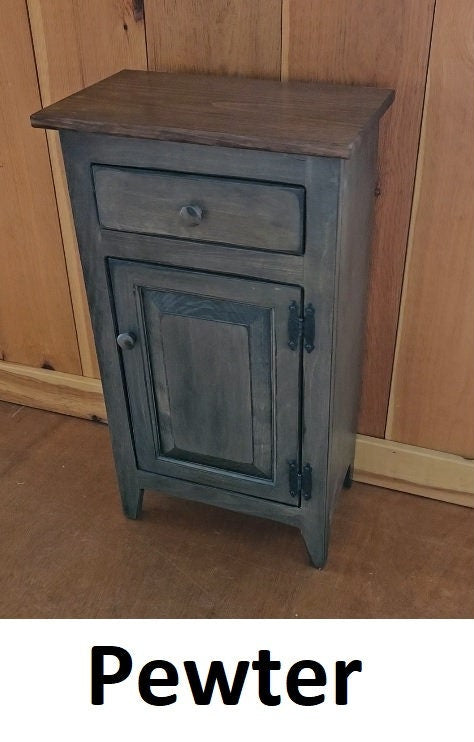 Cabinet with Drawer - Free Shipping - Fully Assembled - Nightstand - Furniture - Home Décor - End Table - Rustic - Primitive