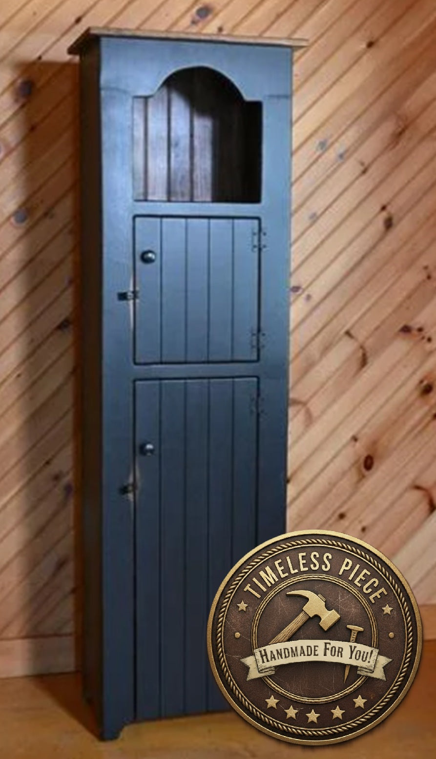 Amish Handmade Pantry Cabinet - Multipurpose Cabinet - Farmhouse - Primitive Jelly Cabinet - Cupboard - Storage - Rustic - Case Goods - Home