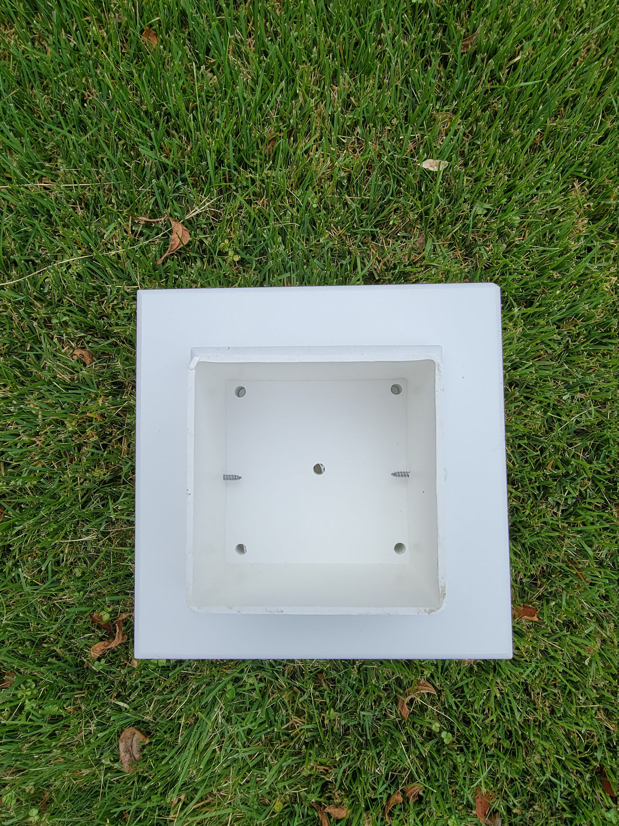 Copper Roof Blue Bird Bird Feeder Handmade Vinyl PVC Bird Feeder