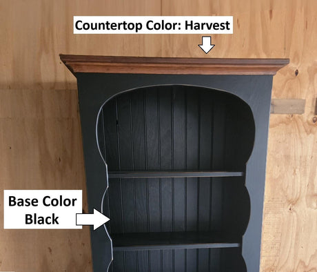 Amish Handmade Pine Bookcase: Rustic Home Organizer