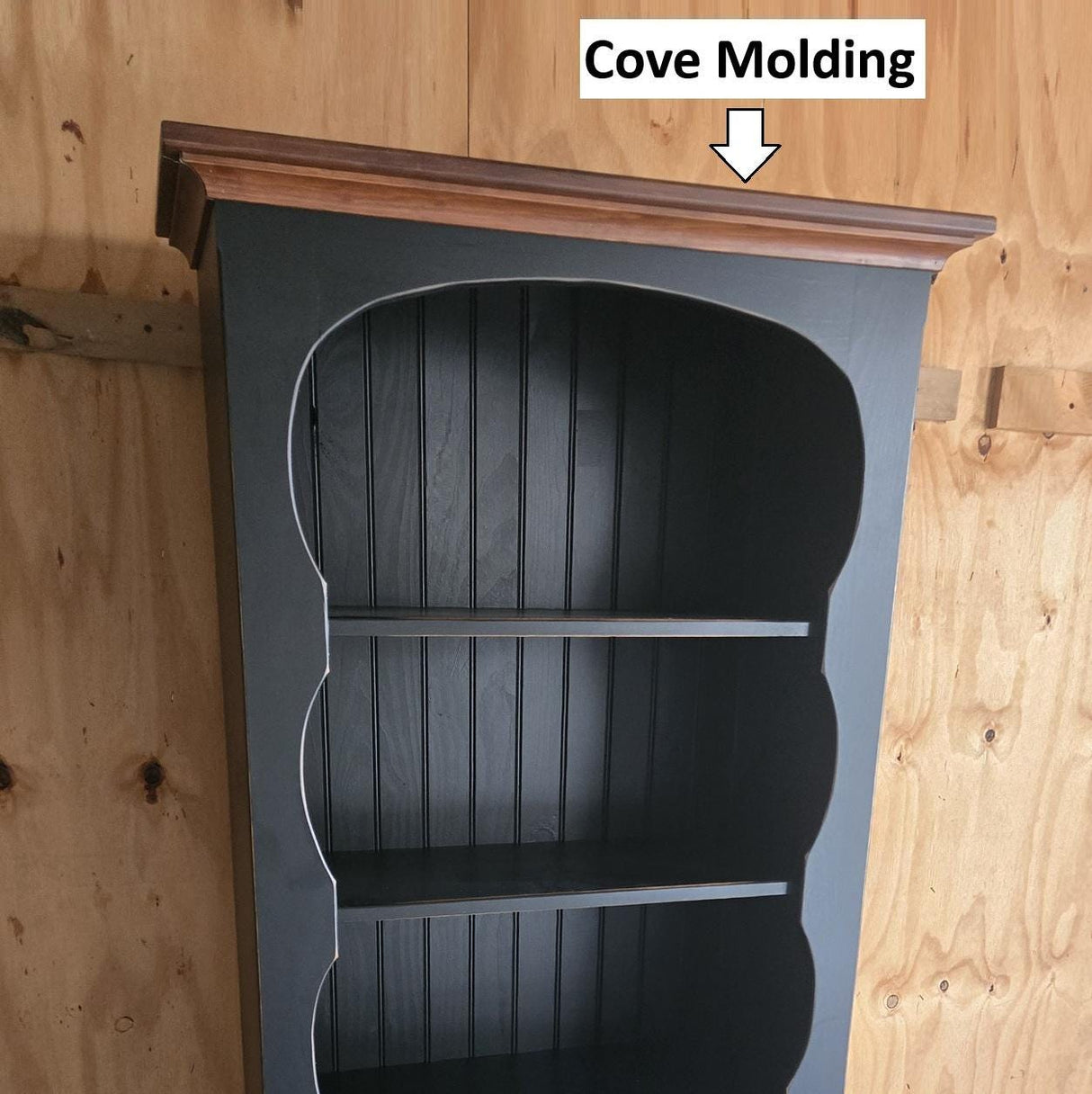 Amish Handmade Pine Bookcase: Rustic Home Organizer