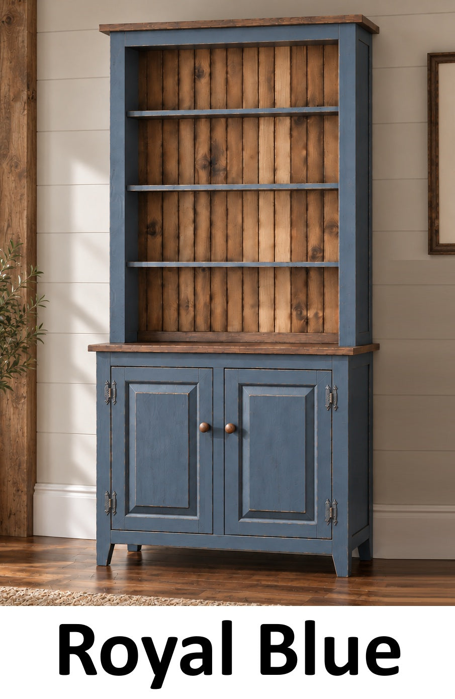Amish Handmade Bookcase Cabinet - Large Cabinet - Multipurpose Cabinet - Farmhouse -Organizer - Storage - Rustic - Case Goods - Home Decor