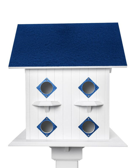 Purple Martin - Bird House - 10 Nesting Compartments - Handmade - Mansion Design - X-Large - Weather Resistant - Birdhouse Outdoor