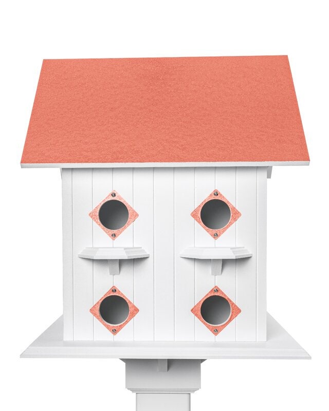 Purple Martin - Bird House - 10 Nesting Compartments - Handmade - Mansion Design - X-Large - Weather Resistant - Birdhouse Outdoor