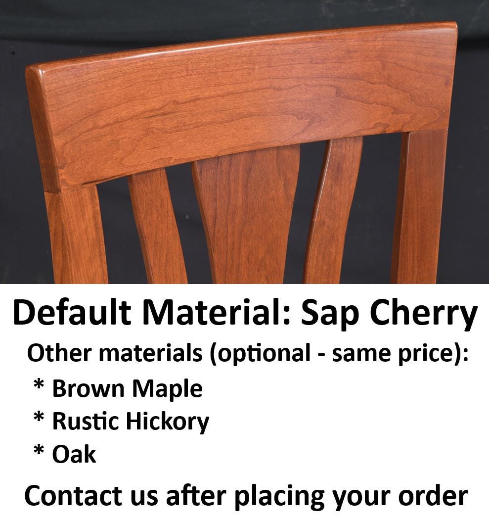 Dining Chair Set Amish Handmade Furniture Farmhouse Furniture Rustic Chair Vintage Cushions Upholstered Backrest Chair For Living Room