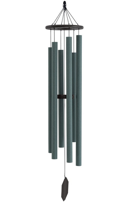 38"-56" Wind Chimes Amish Handmade - Soothing - Deep Tone - Sound Healing - Outdoor Decor - Aluminum Tubes- Wind Bells - Meditation - Nature