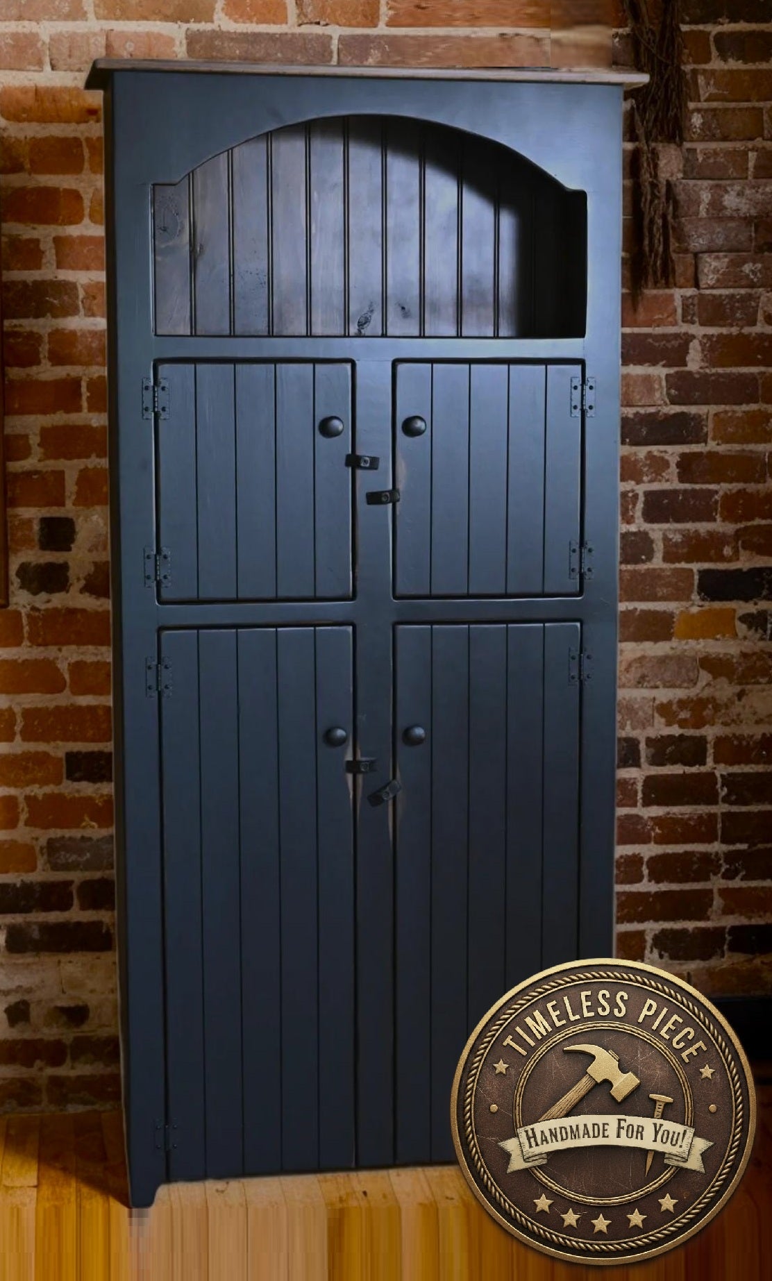 Farmhouse Furniture Living Room Cabinet Wooden Pantry Cabinet Hutch Cabinet Antique Furniture Kitchen Decor Home Cabinet Storage Furniture