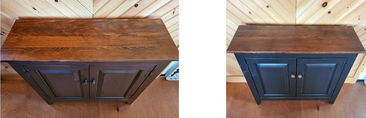 3 Door Cabinet - Amish Furniture - TV Stand - Primitive - Storage - TV Cabinet - Amish Handmade - Multipurpose Cabinet - Rustic -Case Goods