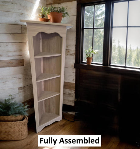Amish Handmade Corner Cabinet - Corner Display - Multipurpose Cabinet - Bookcase - Kitchen Cabinet - Primitive - Rustic - Case Goods - Home