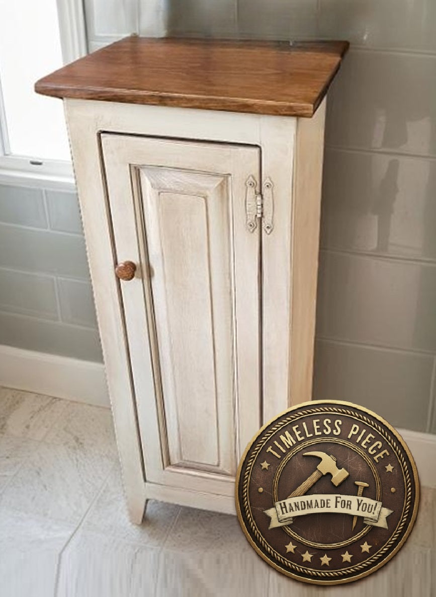 Pantry Cabinet - Fully Assembled - Primitive Jelly Cabinet - Rustic Chimney Cabinet - Home Décor- Amish Handmade - Rustic Cupboard