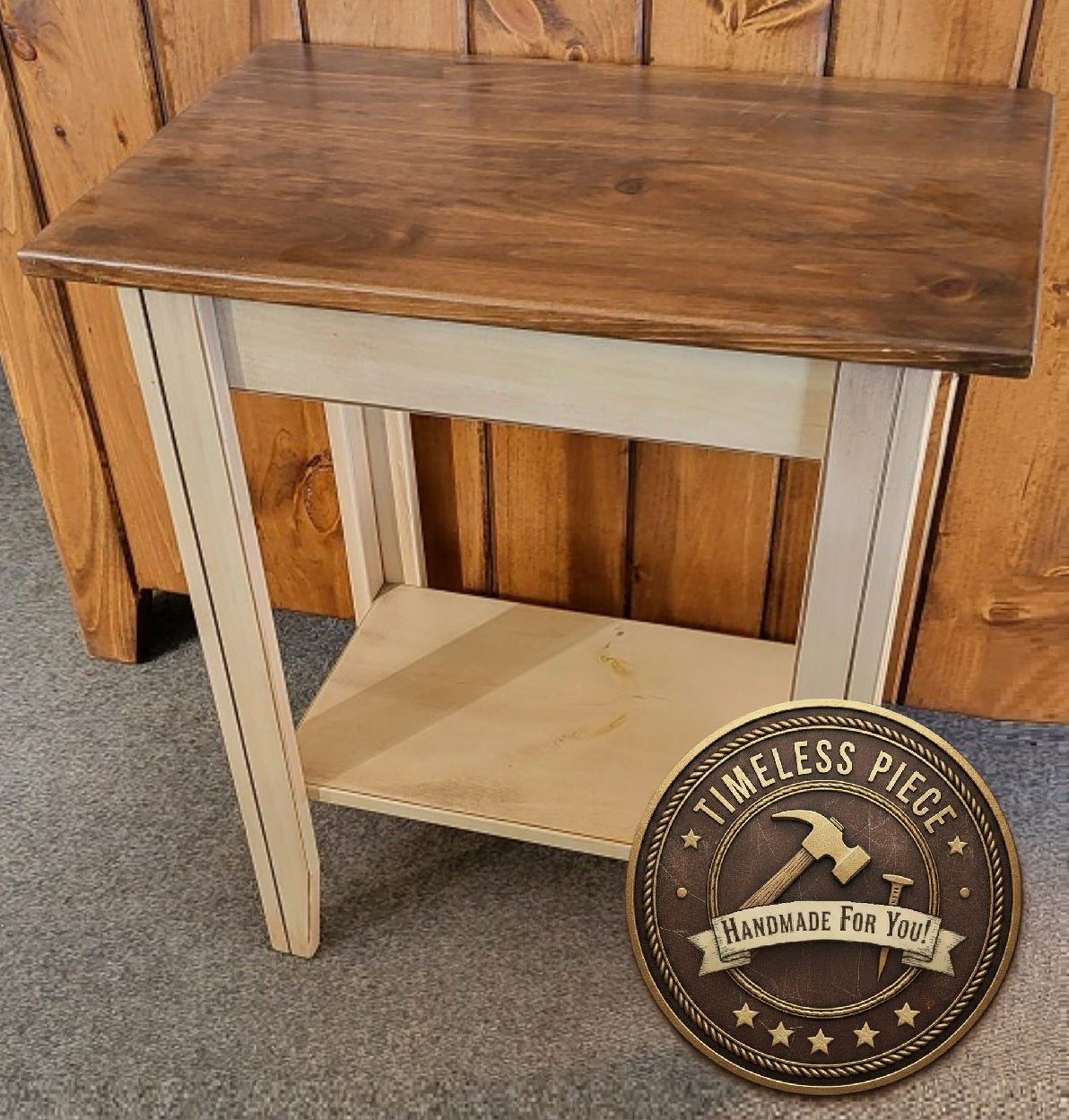 End table - Amish Furniture - Home - Nightstand - Furniture - Amish Handmade- Nightstand - Fireplace - Bathroom Cabinet - Country Decor