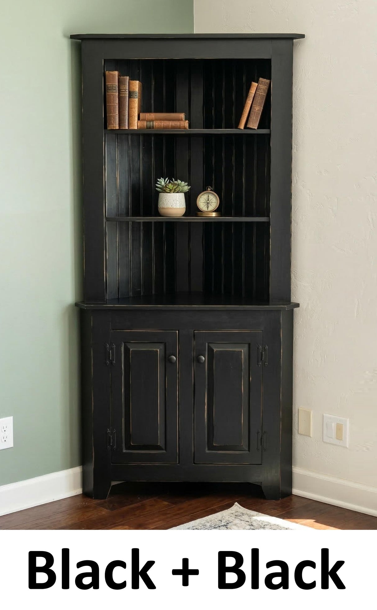 Corner Cabinet - Multipurpose Amish Handmade Large Cabinet - Farmhouse - Primitive Jelly Cabinet - Cupboard - Storage - Case Goods - Home