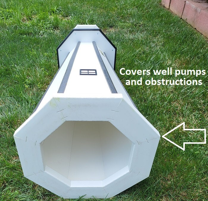 Lighthouse Solar Poly Made - Garden Decor