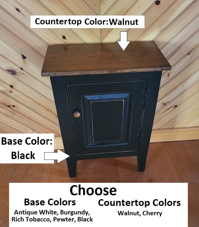 Handmade Cabinet - Amish Furniture - Nightstand - Home Décor - Primitive Cabinet - Fireplace Cabinet - Bathroom Cabinet - Kitchen Cabin