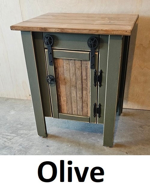 End Table - Amish Furniture - Rustic - Home Décor - Nightstand - Living - Book Shelf - Amish Handmade - Bathroom Cabinet - Case Goods