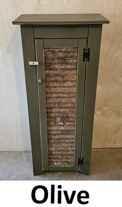 Rustic Cupboard - Amish Handmade - Pantry Cabinet - Kitchen - Amish Furniture - Primitive Jelly Cabinet - Rustic Chimney Cabinet -Home Décor
