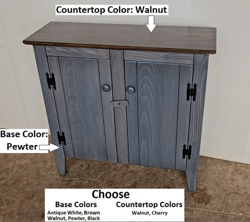 2 Door Cabinet - Amish Furniture - TV Stand - Primitive - Storage - TV Cabinet - Home Décor- Amish Handmade - Multipurpose Cabinet - Rustic