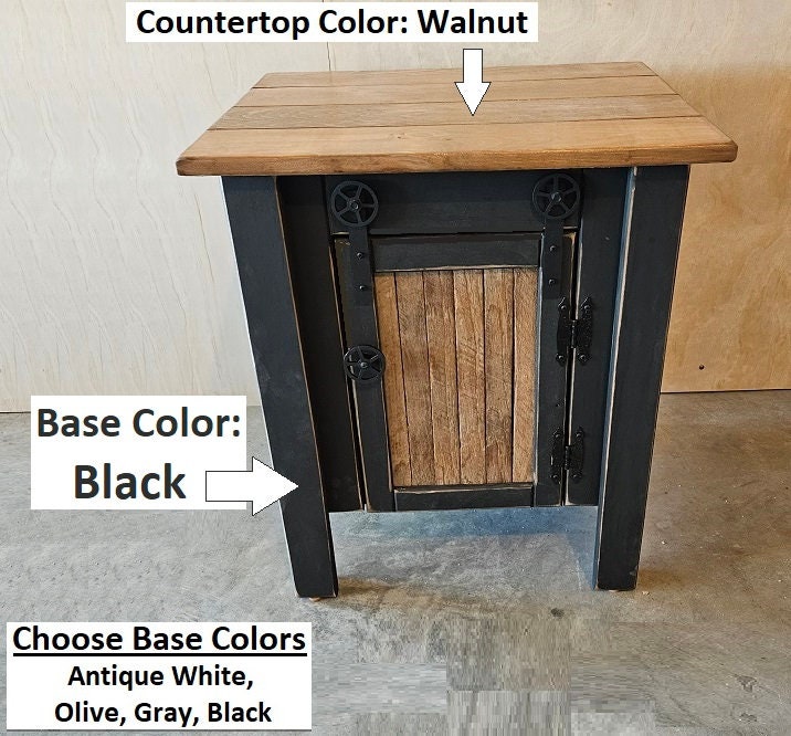 End Table - Primitive - Amish Furniture - Home Décor - Nightstand - Living - Book Shelf - Amish Handmade - Fireplace - Bathroom Cabinet