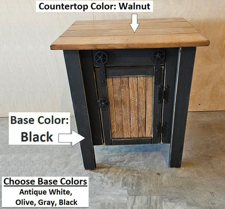 End Table - Primitive - Amish Furniture - Home Décor - Nightstand - Living - Book Shelf - Amish Handmade - Fireplace - Bathroom Cabinet