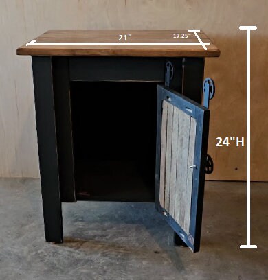 End Table - Primitive - Amish Furniture - Home Décor - Nightstand - Living - Book Shelf - Amish Handmade - Fireplace - Bathroom Cabinet