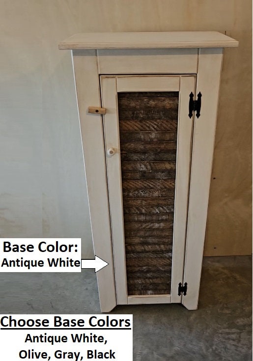 Rustic Cupboard - Amish Handmade - Pantry Cabinet - Kitchen - Amish Furniture - Primitive Jelly Cabinet - Rustic Chimney Cabinet -Home Décor