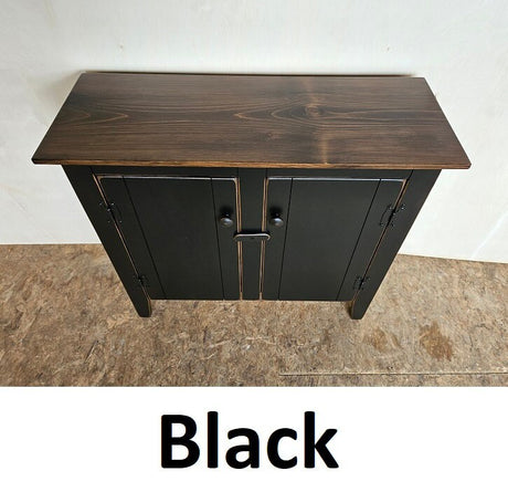 2 Door Cabinet - Amish Furniture - TV Stand - Primitive - Storage - TV Cabinet - Home Décor- Amish Handmade - Multipurpose Cabinet - Rustic