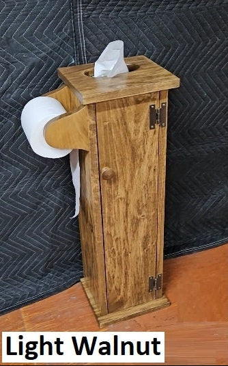 Rustic toilet paper stand, standing toilet paper, toilet paper holder, freestanding toilet paper, reclaimed wood toilet paper stand, primitive toilet paper storage, rustic toilet paper cabinet