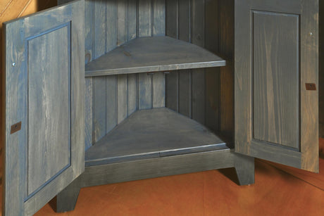 Large Amish Handmade Corner Cabinet - Multipurpose Cabinet - Farmhouse- Primitive Jelly Cabinet- Cupboard- Amish Furniture- Case Goods- Home