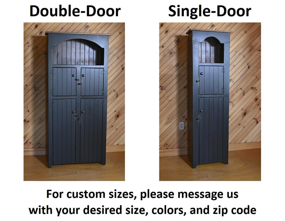 Amish Handmade Pantry Cabinet - Multipurpose Cabinet - Farmhouse - Primitive Jelly Cabinet - Cupboard - Storage - Rustic - Case Goods - Home