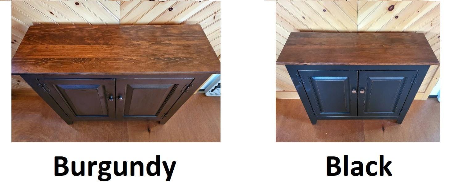 3 Door Cabinet - Amish Furniture - TV Stand - Primitive - Storage - TV Cabinet - Amish Handmade - Multipurpose Cabinet - Rustic -Case Goods