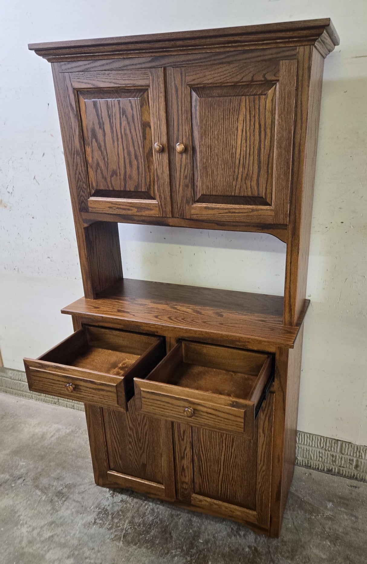 Amish Handmade Pantry Cabinet - Hutch Cabinet - Farmhouse - Kitchen Cabinet -Multipurpose - Cupboard - Storage - Rustic - Case Goods - Home