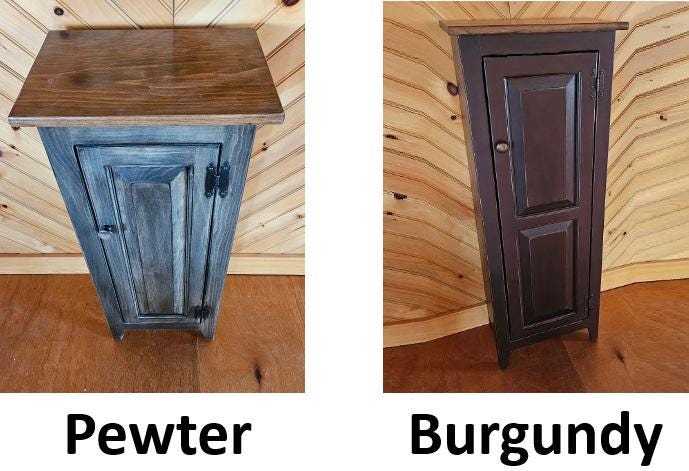 Pantry Cabinet - Fully Assembled - Primitive Jelly Cabinet - Rustic Chimney Cabinet - Home Décor- Amish Handmade - Rustic Cupboard