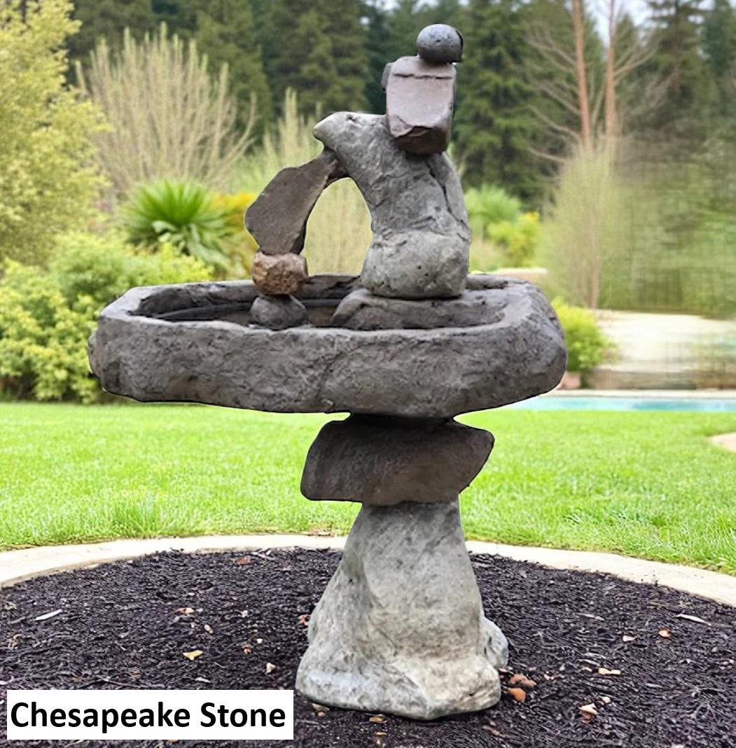 Birdbath - Watering Dish - Garden Décor - Handmade - Patio - Gift - Garden Accent - Natural - Bird Lovers - Outdoors - Birdwatch