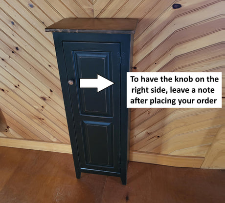 Pantry Cabinet - Amish Furniture - Farmhouse Jelly Cabinet - Kitchen - Rustic Chimney Cabinet - Home Décor- Amish Handmade - Rustic Cupboard