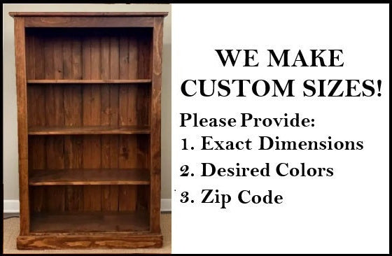 Bookshelf Amish Handmade Furniture Rustic Bookcase Organizer Shelf Bookcase Decor Home Furniture Rustic Book Shelf Unique Furniture Antique