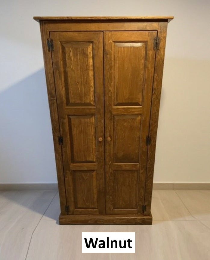 Amish Handmade Pantry Cabinet - Large Jelly Cabinet - Multipurpose Cabinet - Farmhouse - Cupboard- Amish Furniture- Rustic- Case Goods- Home