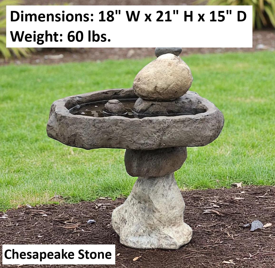 Birdbath - Watering Dish - Garden Décor - Handmade - Patio - Gift - Garden Accent - Natural - Bird Lovers - Outdoors - Birdwatch