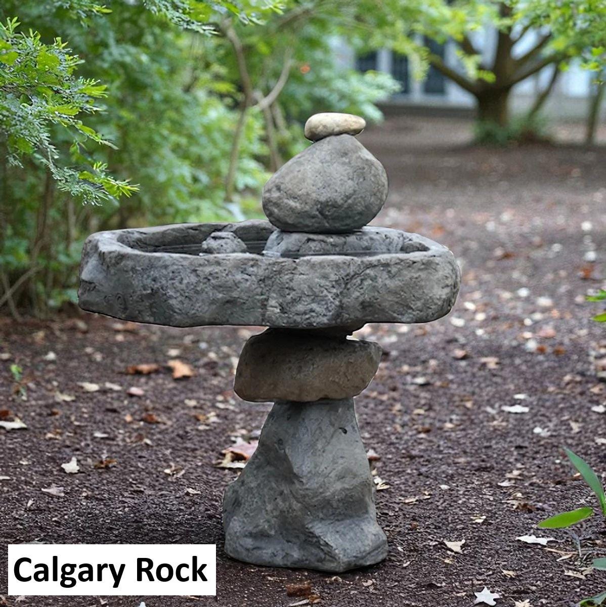 Birdbath - Watering Dish - Garden Décor - Handmade - Patio - Gift - Garden Accent - Natural - Bird Lovers - Outdoors - Birdwatch