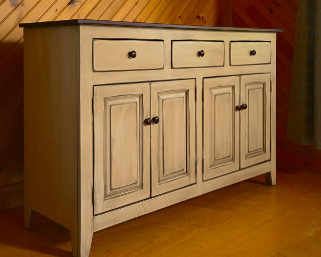 Amish Handmade Cabinet - 4 Door Multipurpose Hatch - Amish Furniture -Farmhouse - Primitive TV Stand - Storage - Rustic- Case Goods - Home