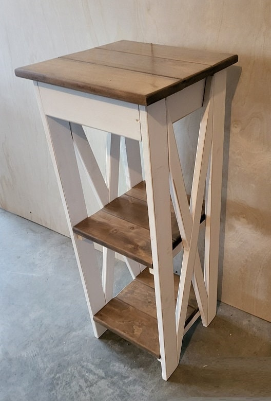 Entry Table - Amish Furniture - Primitive - Home Décor - Nightstand - Living - Book Shelf - Rustic -Handmade - Side Table - Bathroom Cabinet