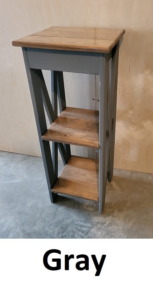 Entry Table - Amish Furniture - Primitive - Home Décor - Nightstand - Living - Book Shelf - Rustic -Handmade - Side Table - Bathroom Cabinet