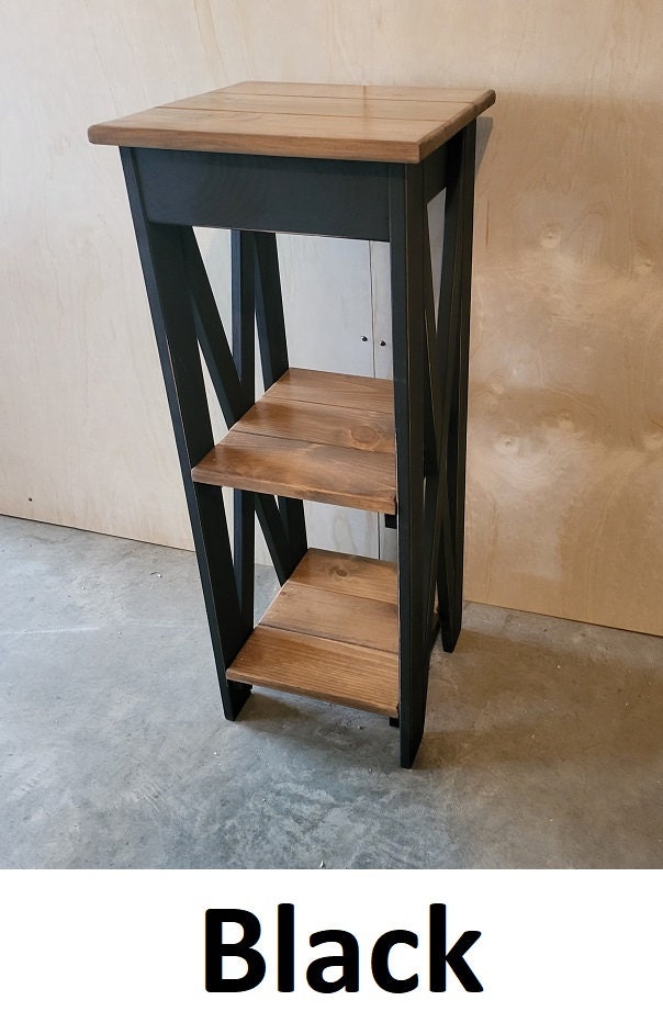 Entry Table - Amish Furniture - Primitive - Home Décor - Nightstand - Living - Book Shelf - Rustic -Handmade - Side Table - Bathroom Cabinet