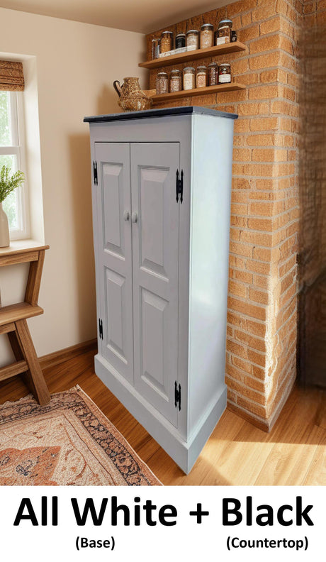 Amish Handmade Pantry Cabinet - Large Jelly Cabinet - Multipurpose Cabinet - Farmhouse - Cupboard- Amish Furniture- Rustic- Case Goods- Home