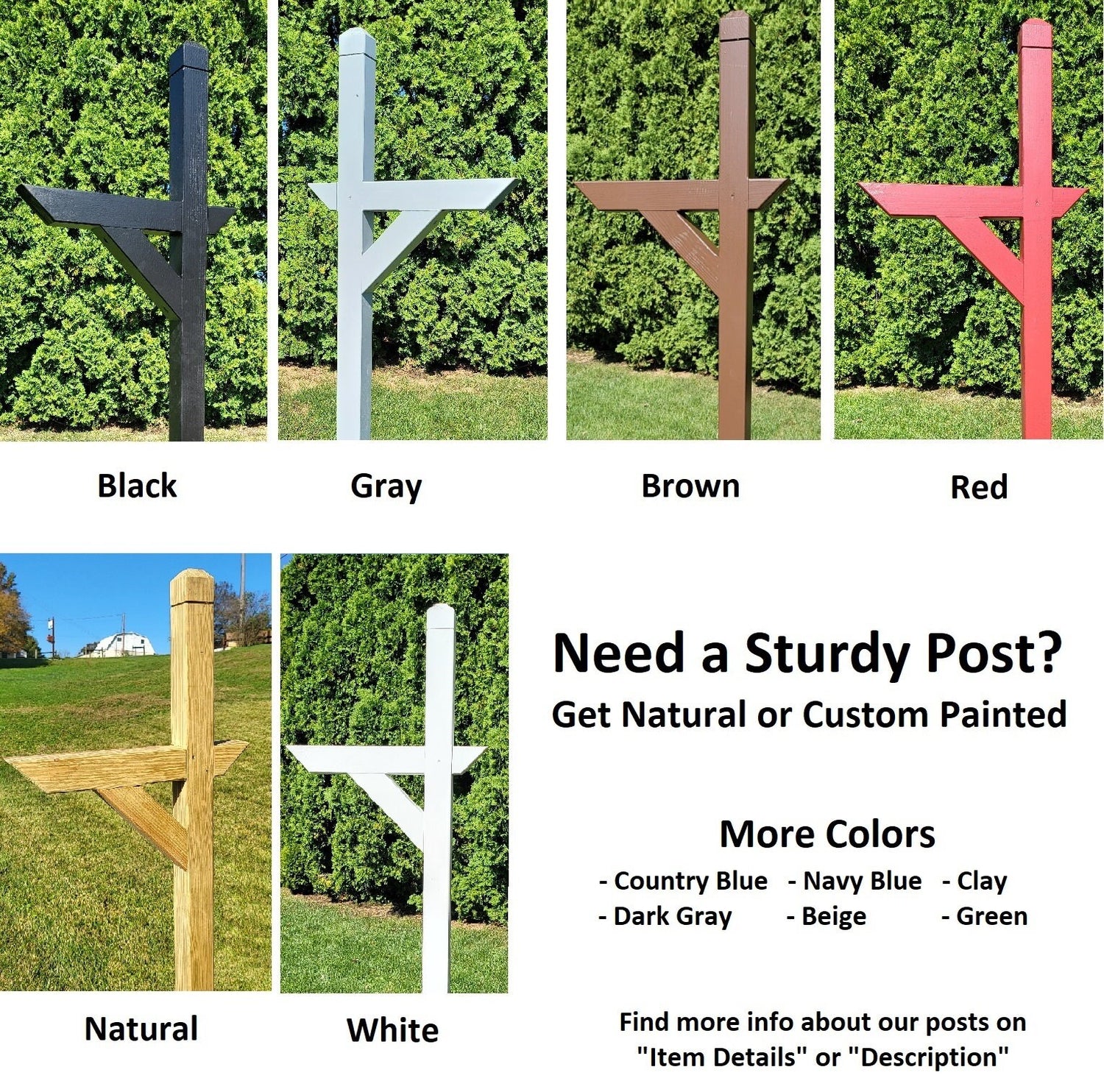 Amish Mailbox Handmade Pine Wood With Metal USPS Approved Mailbox Insert, Mailboxes Outdoor - Unique Mailboxes